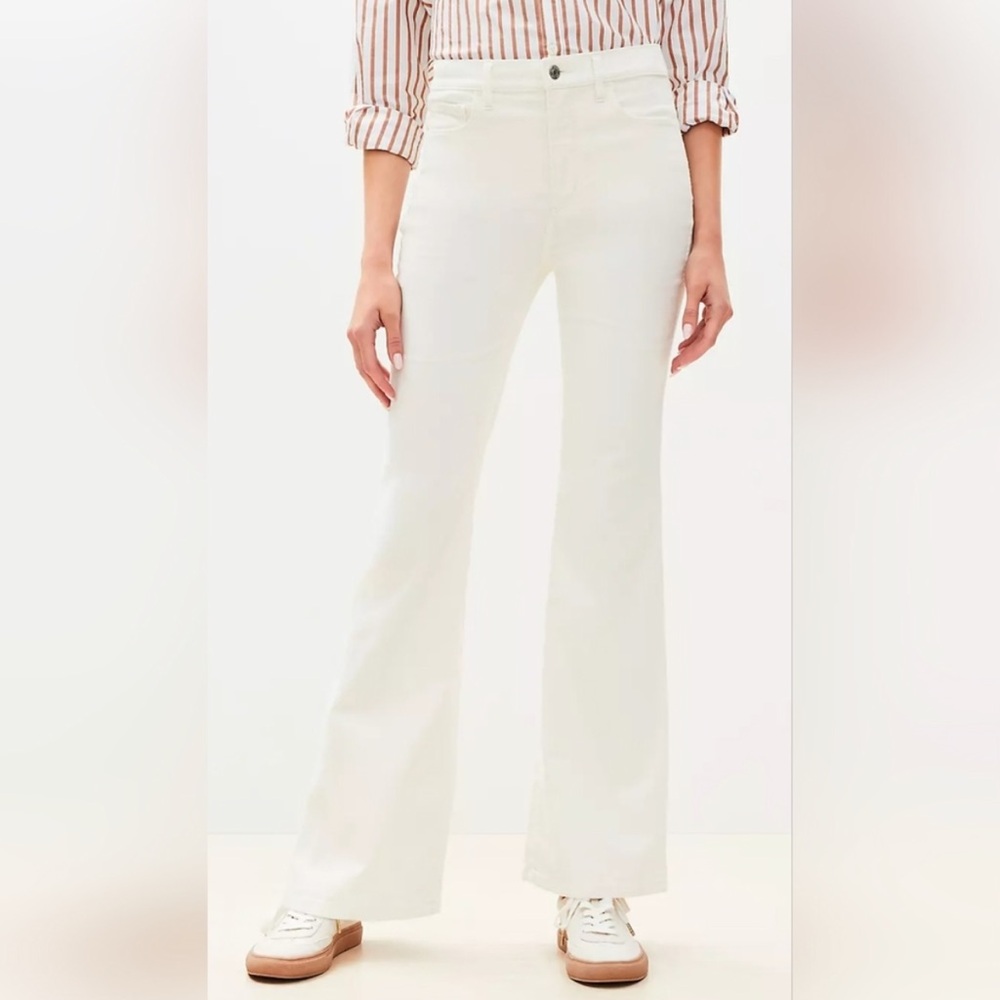 Loft Slim Flare Cords Whisper White 30/10